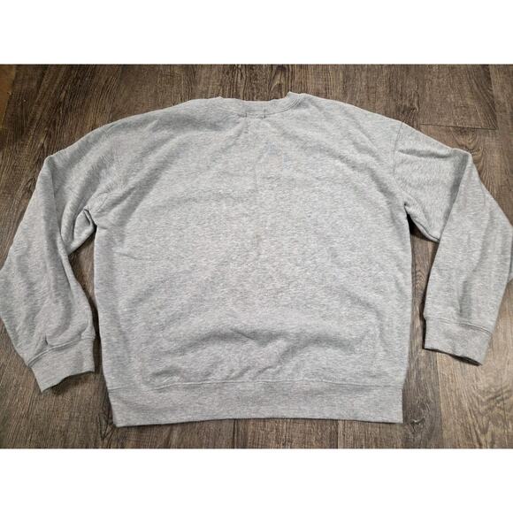 Oversized Dry Goods Sweatshirt Originality Gray Crewneck Pullover Women's Small - Picture 4 of 4